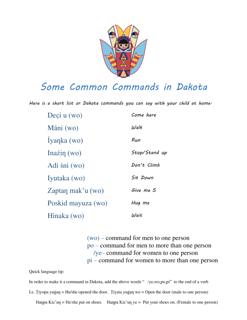 Dakota Commands